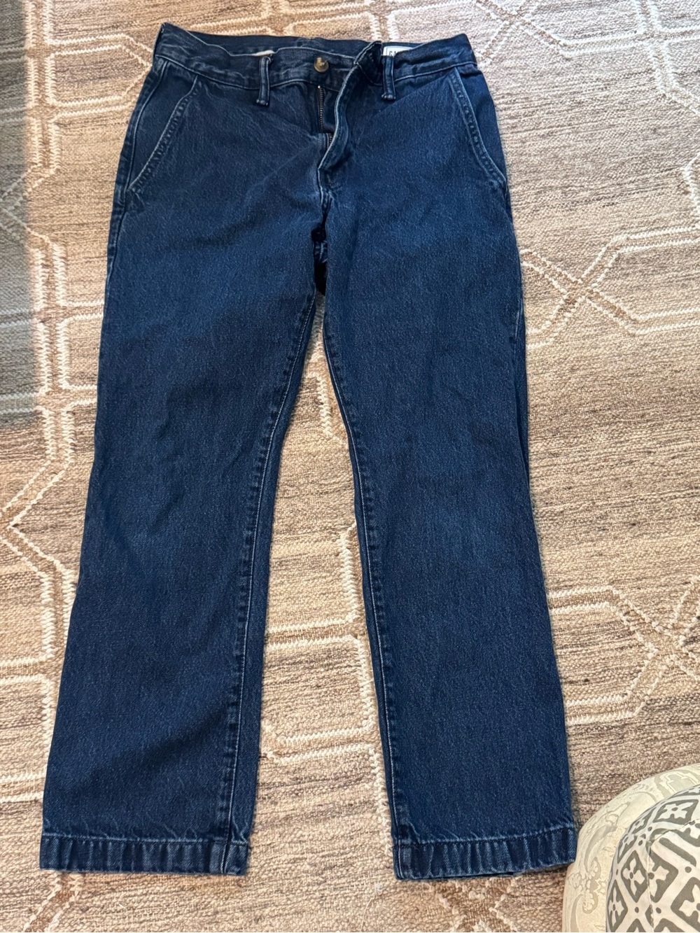 GAP Straight-Leg Jeans in Dark Blue